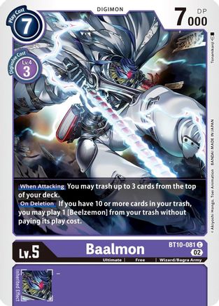 Baalmon (BT10-081) - Xros Encounter