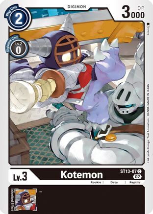 Kotemon (ST13-07) - Starter Deck 13: Ragnaloardmon