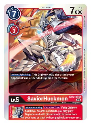 SaviorHuckmon (ST12-08) - Starter Deck 12: Jesmon Foil