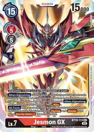 Jesmon GX (BT10-112) - Xros Encounter Foil