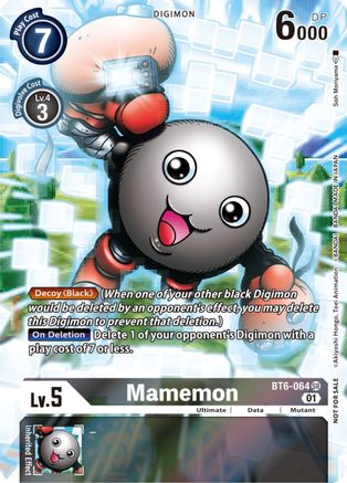 Mamemon (25th Special Memorial Pack) (BT6-064) - Double Diamond Foil