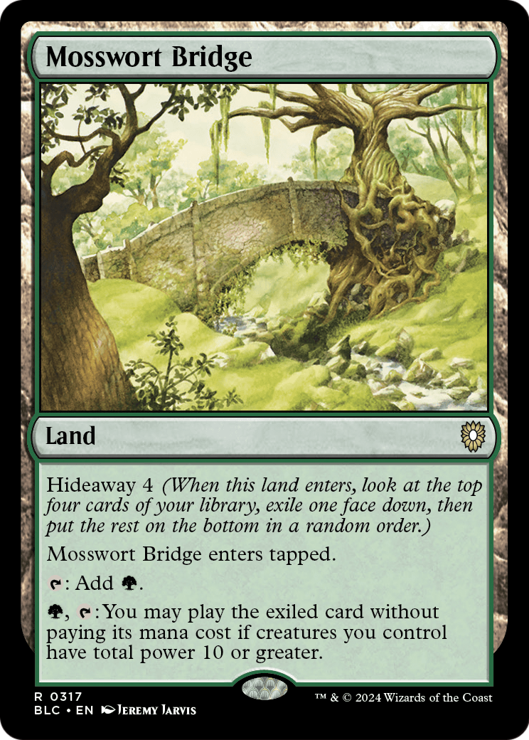 Mosswort Bridge (BLC-317) - Bloomburrow Commander