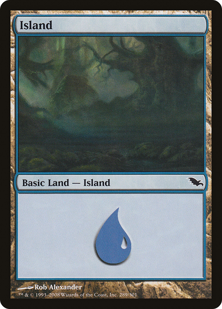 Island (289) (SHM-289) - Shadowmoor Foil