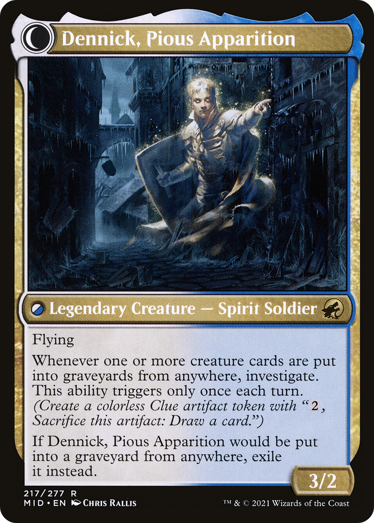 Dennick, Pious Apprentice (LIST-MID-217) - The List: (Double Faced Transform)