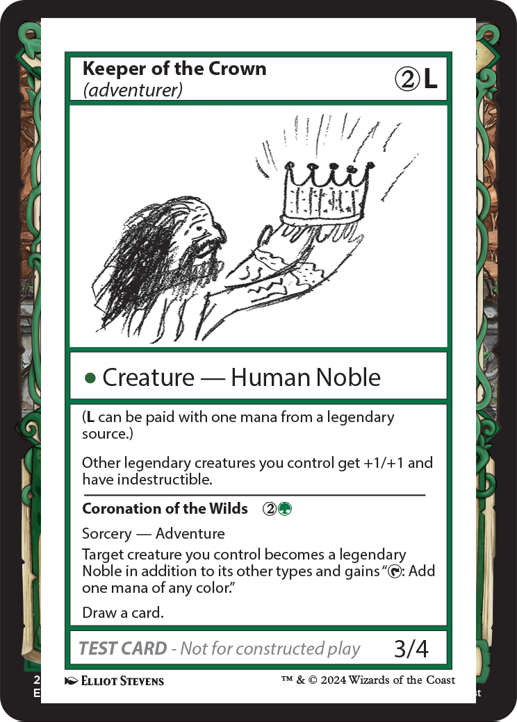 Keeper of the Crown (adventurer) (MB2PC-) - Mystery Booster 2