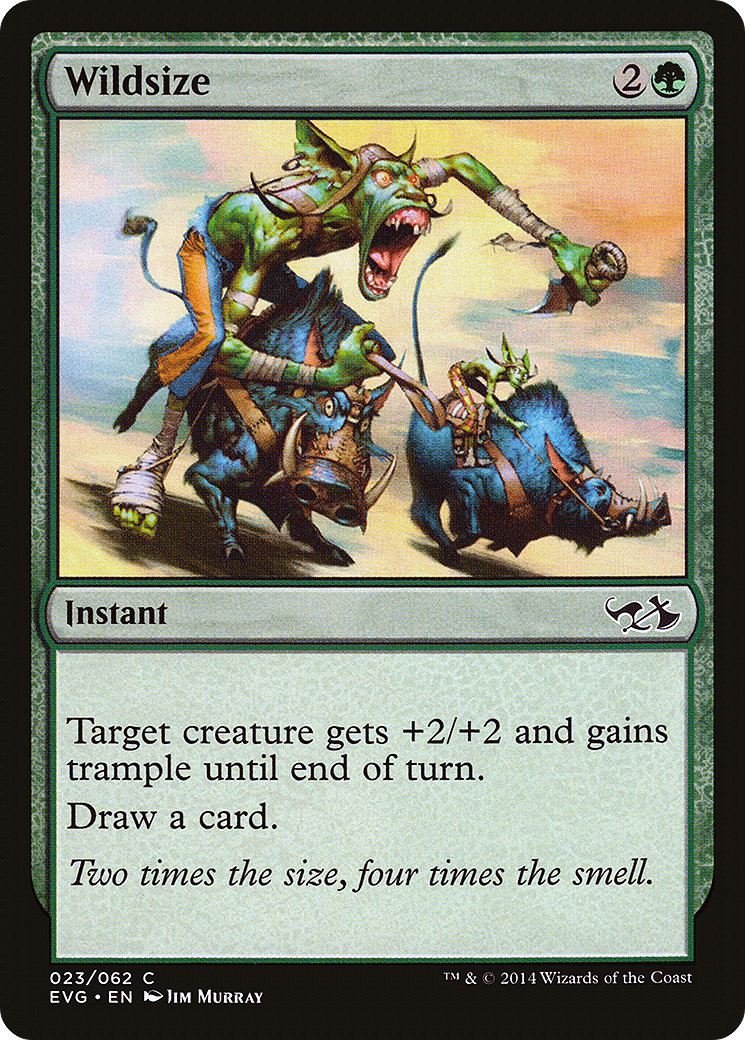Wildsize (DD3-) - Duel Decks Anthology: Elves vs. Goblins Foil