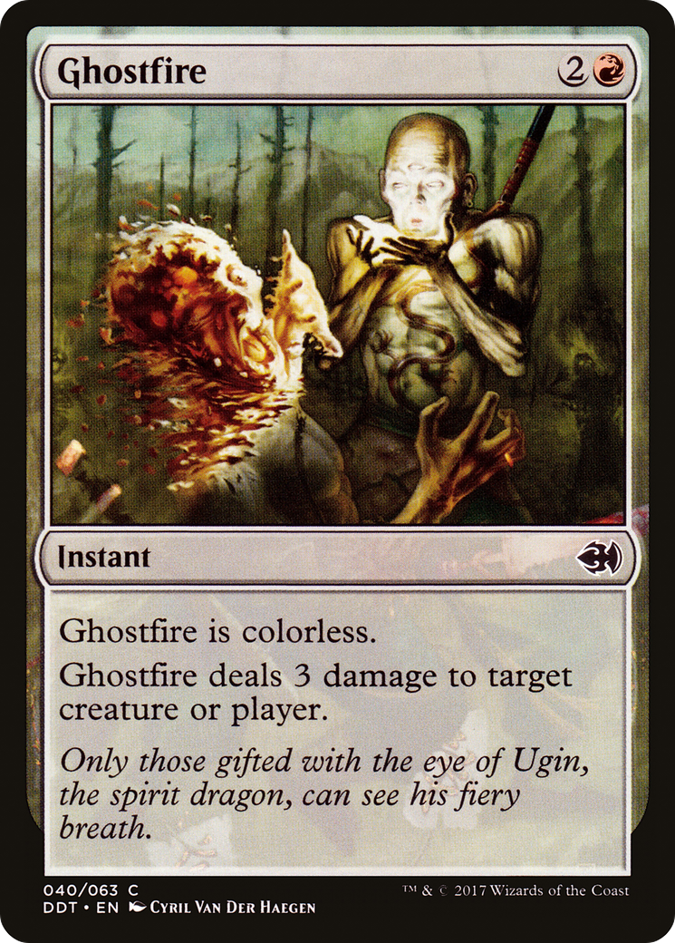 Ghostfire (DDT-040) - Duel Decks: Merfolk vs. Goblins