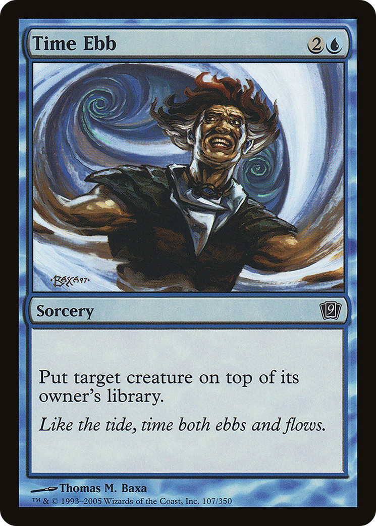Time Ebb (9ED-107) - 9th Edition Foil
