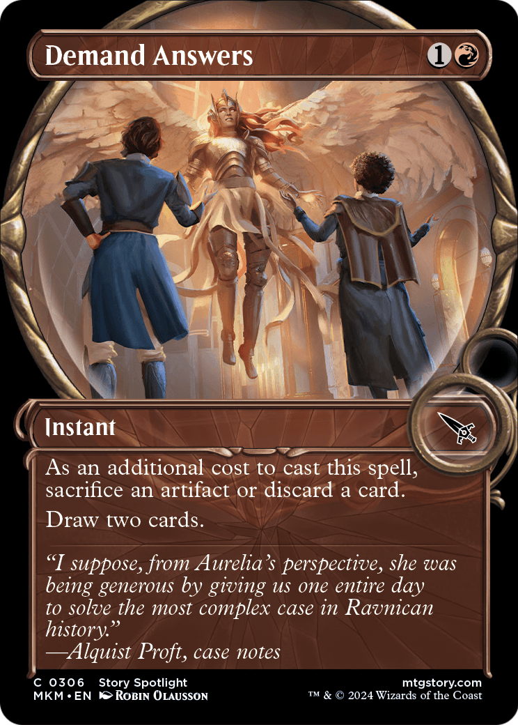 Demand Answers (Showcase) (MKM-306) - Murders at Karlov Manor: (Showcase) Foil