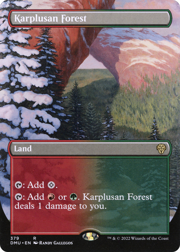 Karplusan Forest (Borderless) (DMU-379) - Dominaria United