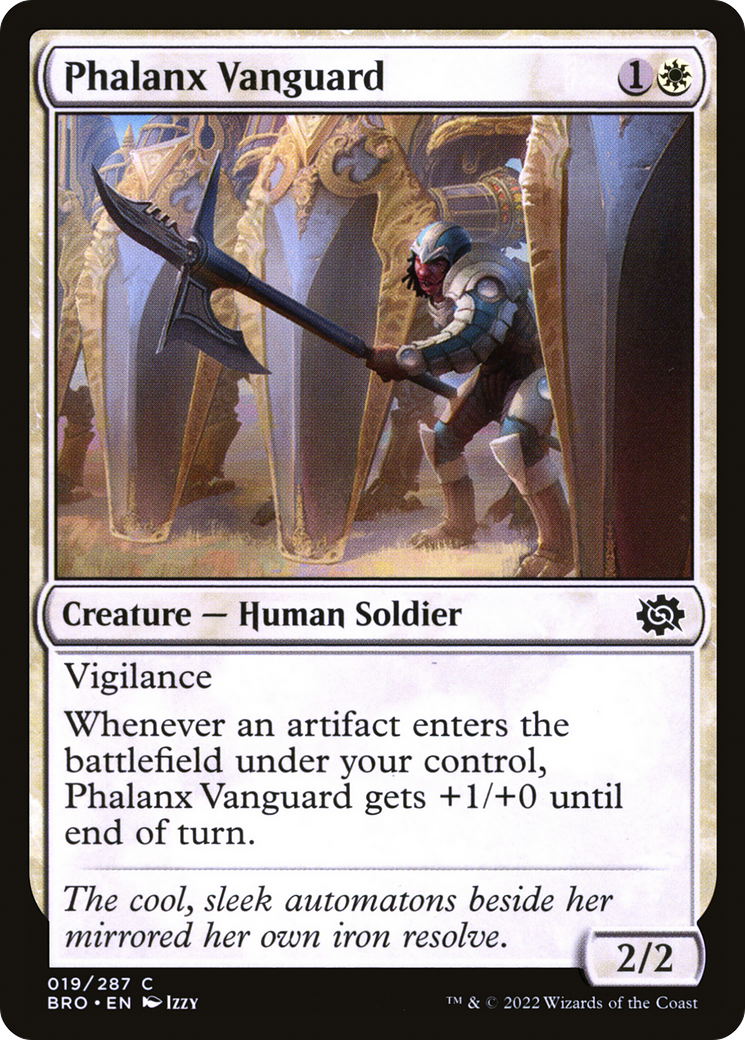 Phalanx Vanguard (BRO-019) - The Brothers' War Foil