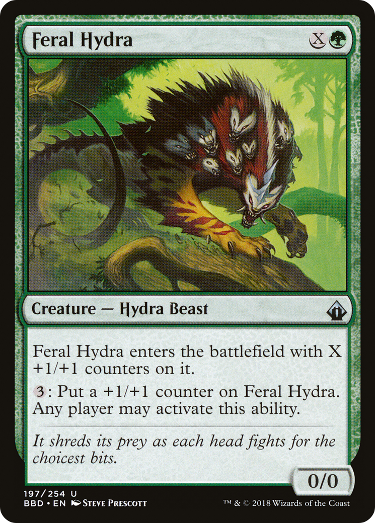 Feral Hydra (BBD-197) - Battlebond