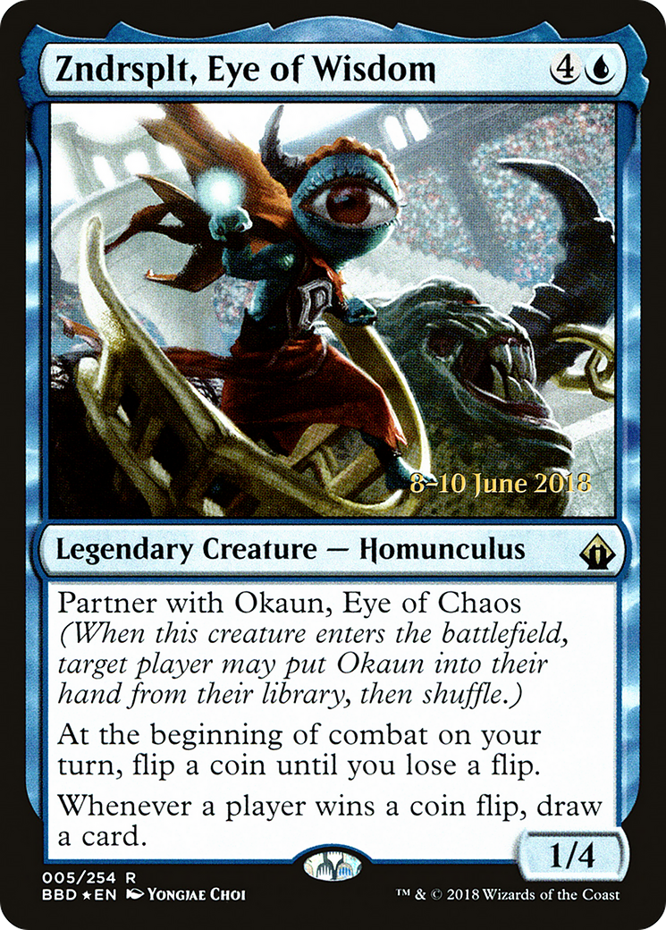 Zndrsplt, Eye of Wisdom (LARP-005) - Battlebond Promos Foil