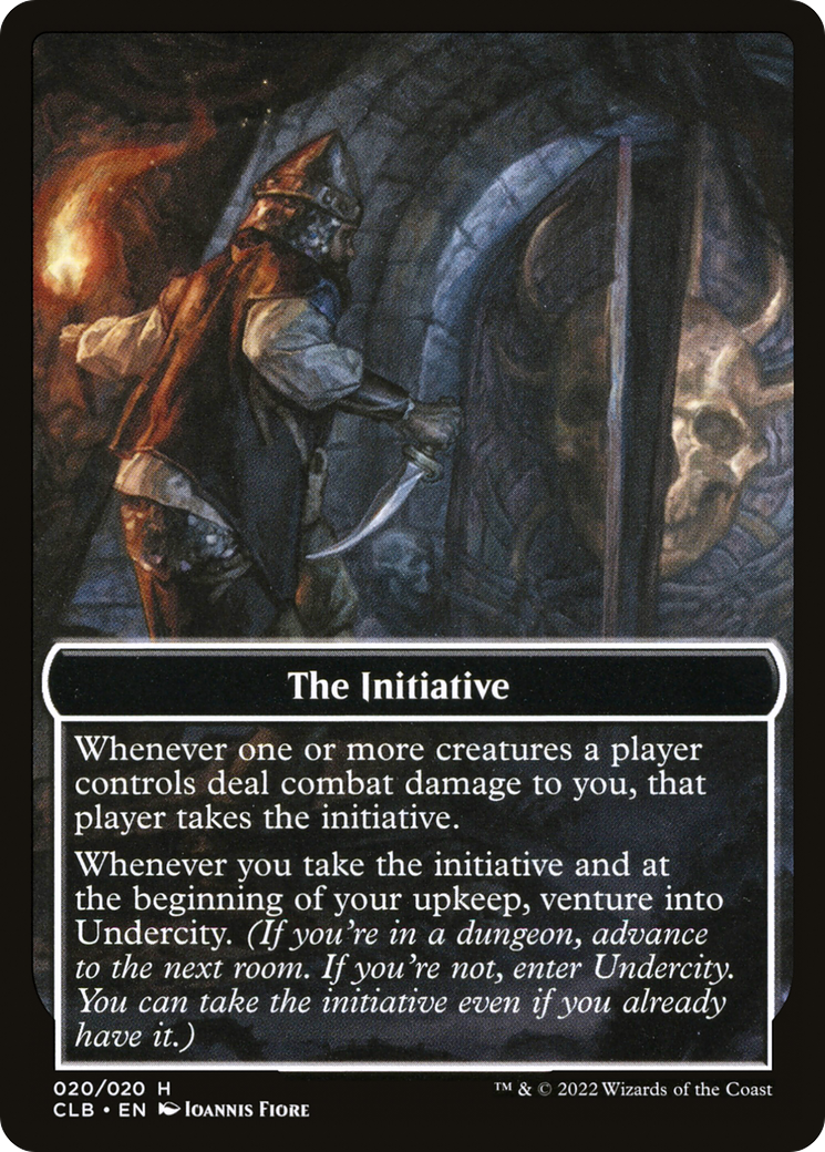 Undercity // The Initiative (TCLB-020) - Battle for Baldur's Gate Tokens Foil