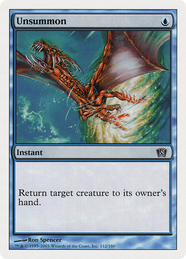 Unsummon (8ED-112) - 8th Edition Foil