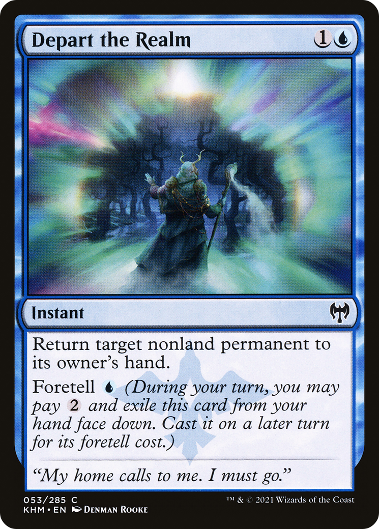 Depart the Realm (KHM-053) - Kaldheim Foil