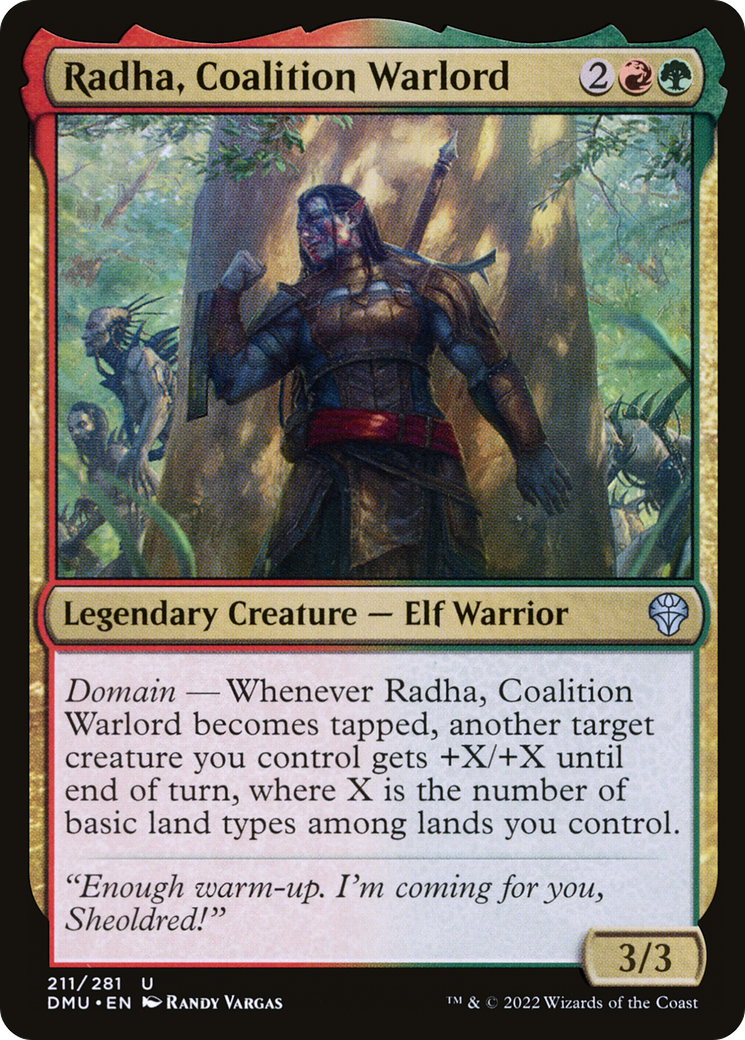 Radha, Coalition Warlord (DMU-211) - Dominaria United