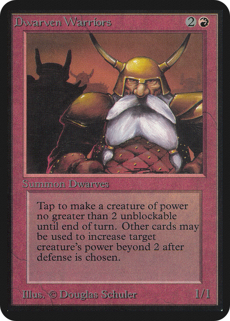 Dwarven Warriors (LEA-) - Limited Edition Alpha