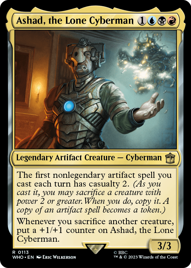 Ashad, the Lone Cyberman (WHO-113) - Doctor Who