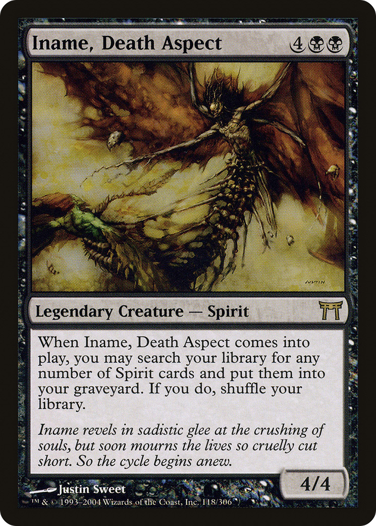Iname, Death Aspect (CHK-118) - Champions of Kamigawa Foil