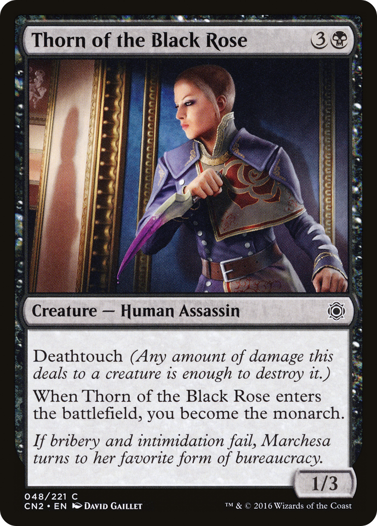 Thorn of the Black Rose (CN2-048) - Conspiracy: Take the Crown