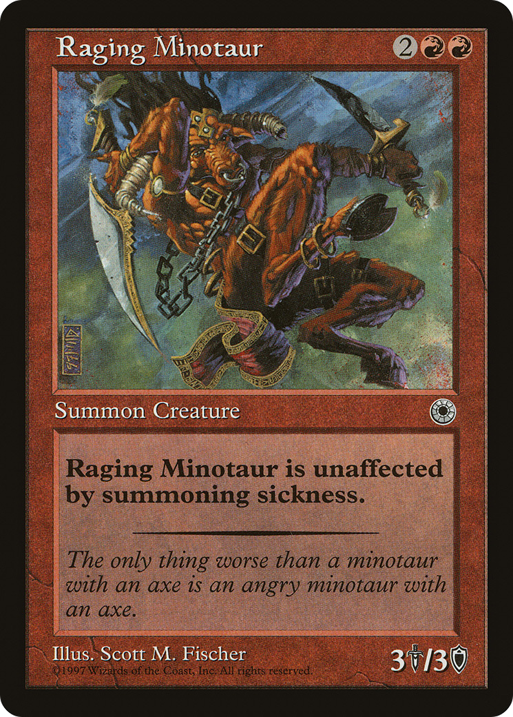 Raging Minotaur (POR-) - Portal