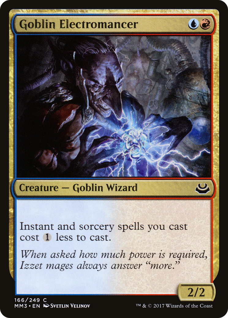 Goblin Electromancer (MM3-166) - Modern Masters 2017