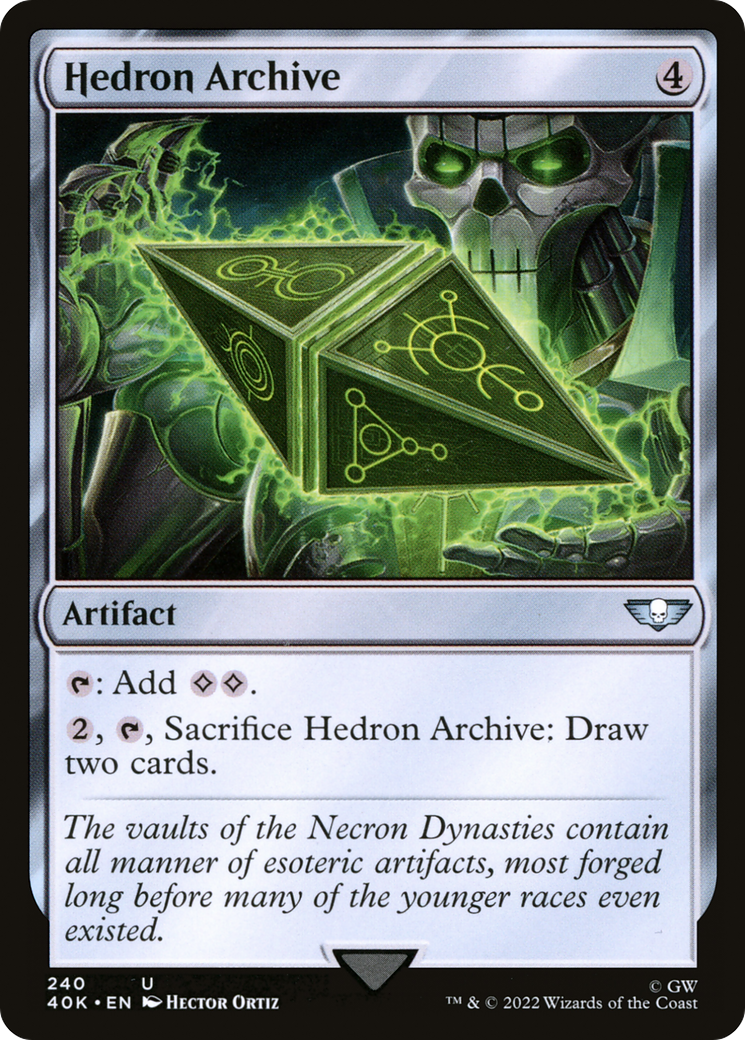 Hedron Archive (40K-240) - Warhammer 40,000 Commander