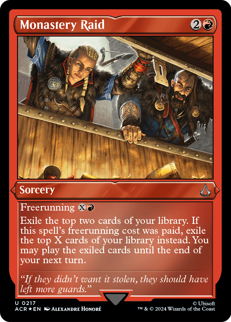 Monastery Raid (Foil Etched) (ACR-217) - Assassin's Creed Foil