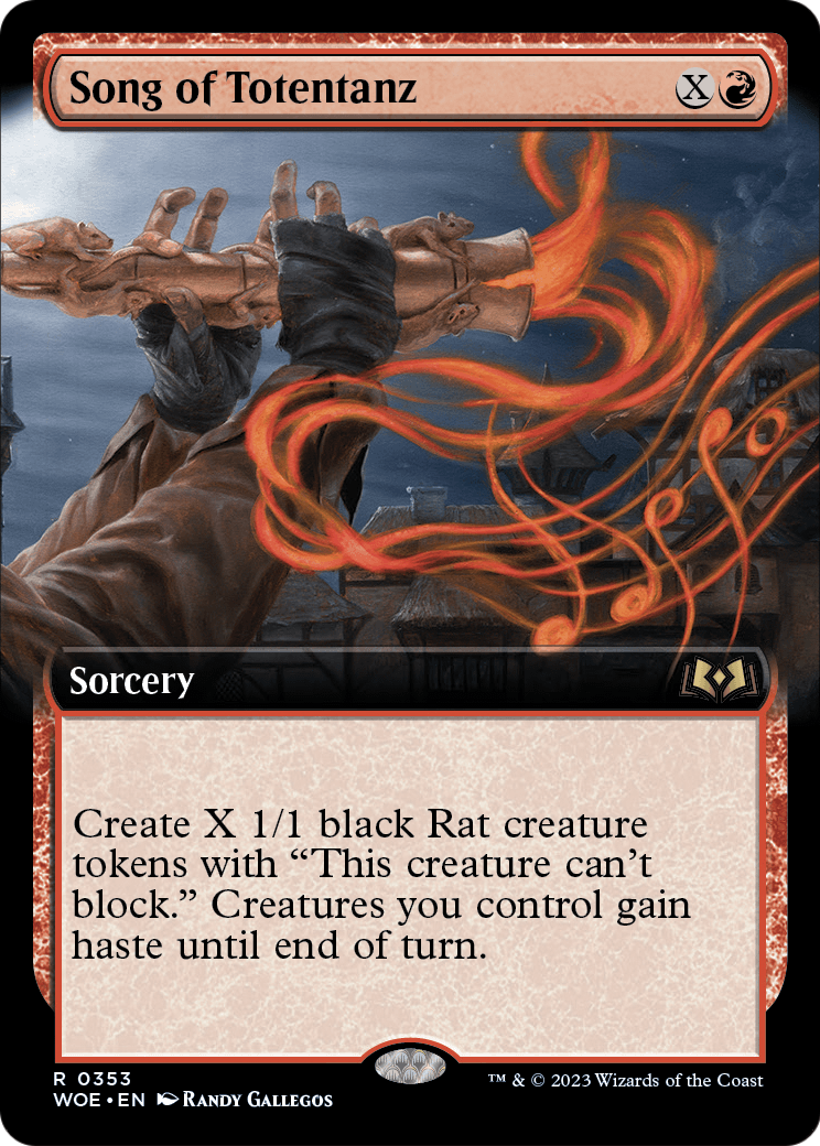 Song of Totentanz (Extended Art) (WOE-353) - Wilds of Eldraine: (Extended Art)