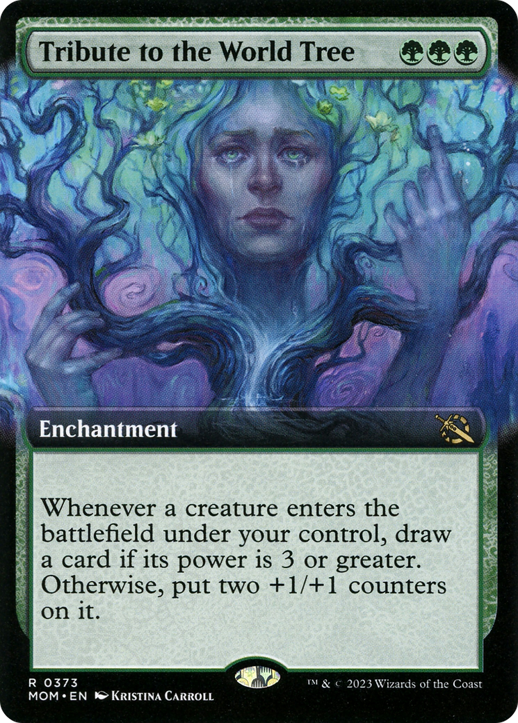Tribute to the World Tree (Extended Art) (MOM-373) - March of the Machine: (Extended Art)