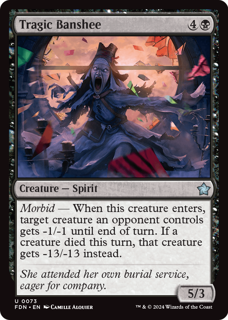Tragic Banshee (FDN-073) - Foundations Foil