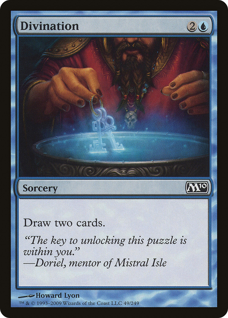 Divination (M10-049) - Magic 2010 Foil