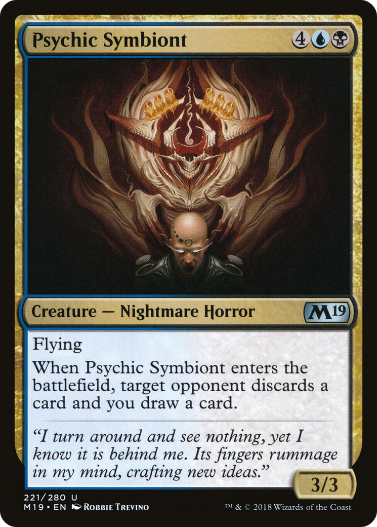 Psychic Symbiont (M19-221) - Core Set 2019 Foil