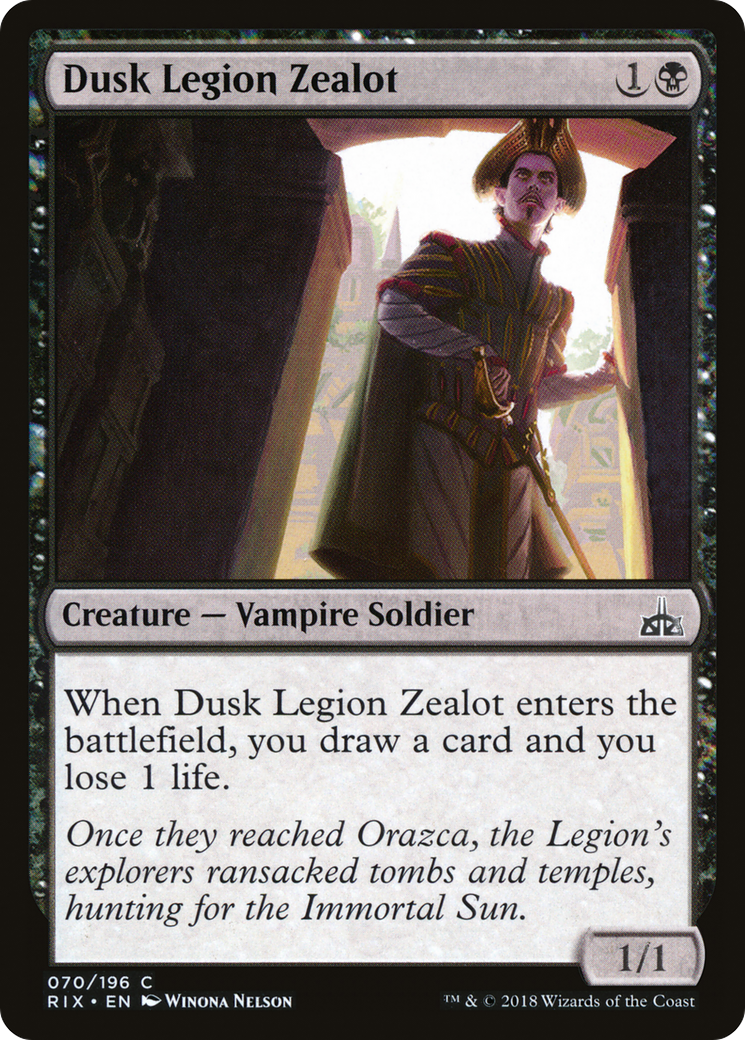 Dusk Legion Zealot (RIX-070) - Rivals of Ixalan