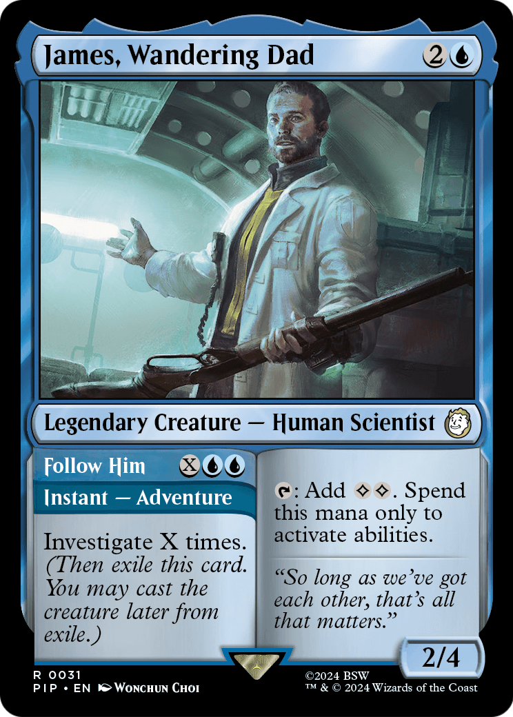James, Wandering Dad (PIP-031) - Fallout Foil