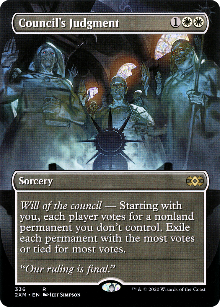 Council's Judgment (Borderless) (2XM-336) - Double Masters Foil