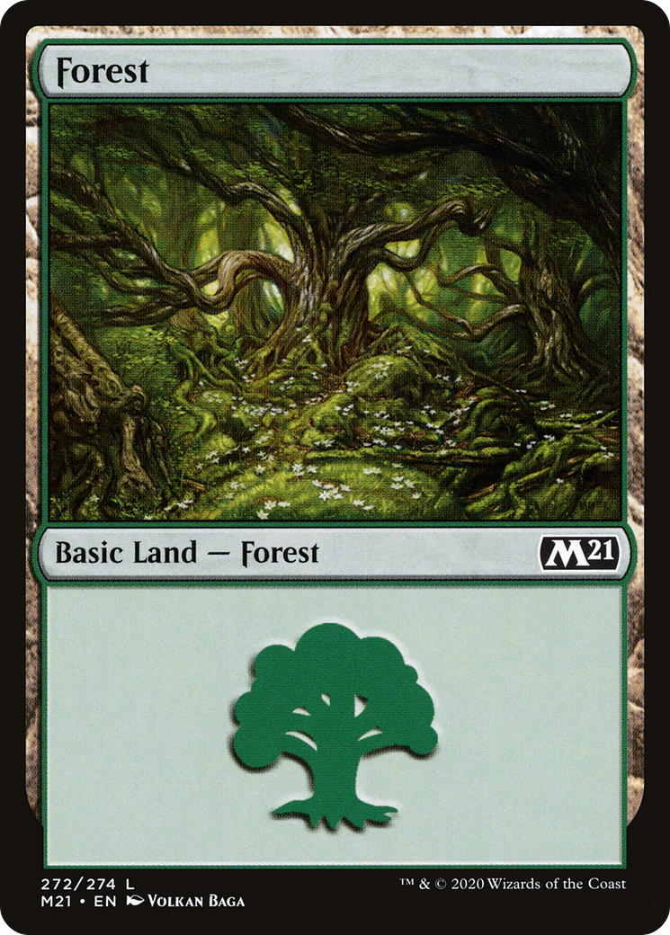 Forest (272) (M21-272) - Core Set 2021 Foil