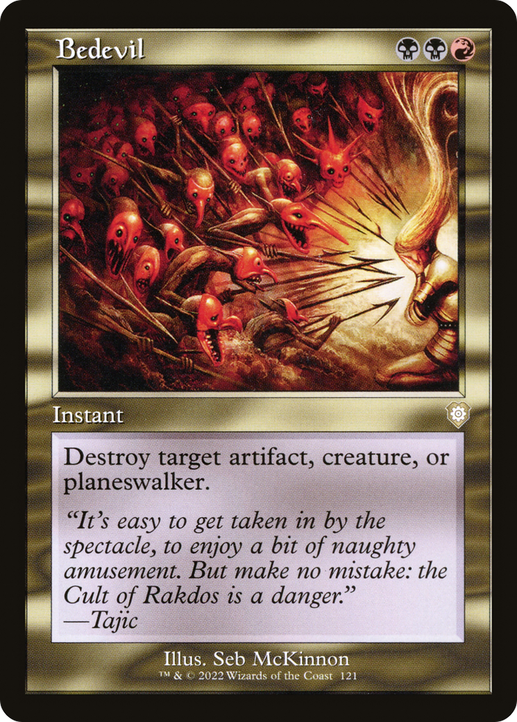 Bedevil (Retro Frame) (BRC-121) - The Brothers' War Commander