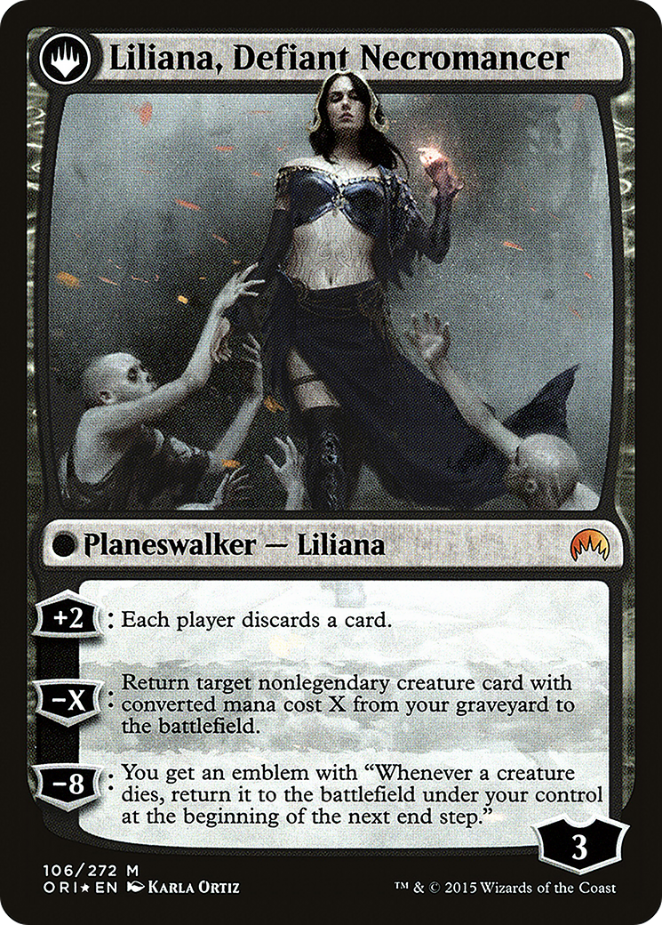 Liliana, Heretical Healer (PRE-106S) - Magic Origins Promos: (originpwdfc) Foil