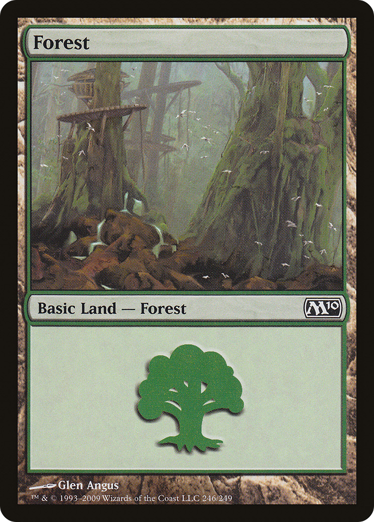 Forest (246) (M10-246) - Magic 2010 Foil