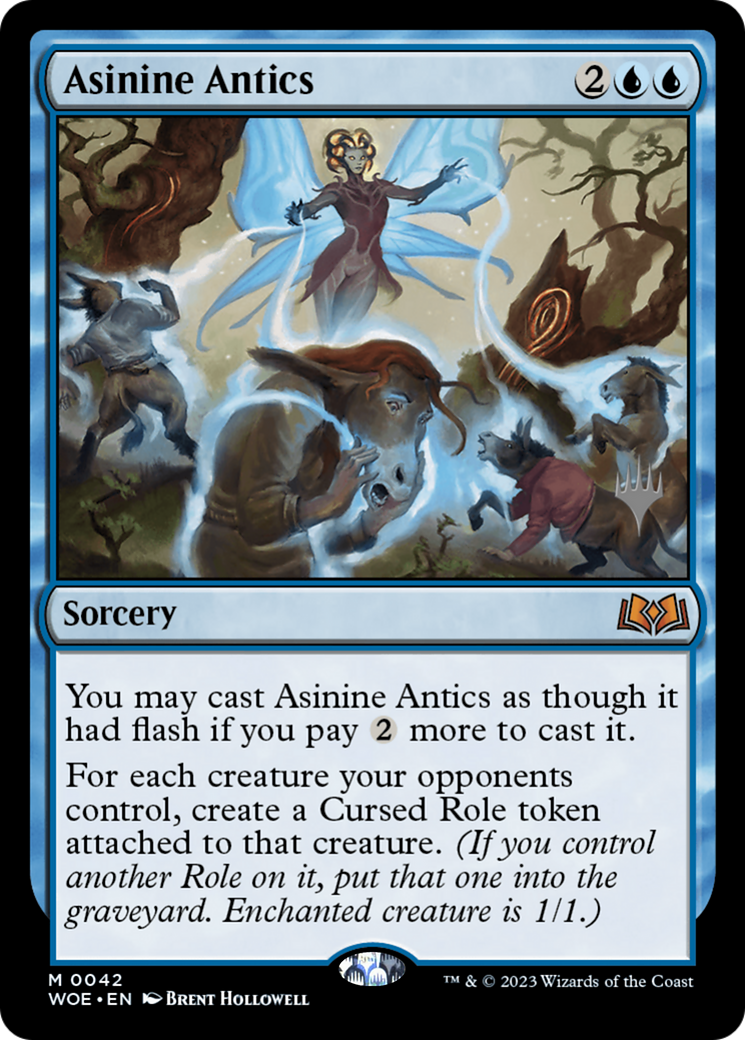 Asinine Antics (PPWOE-042) - Wilds of Eldraine Promos Foil
