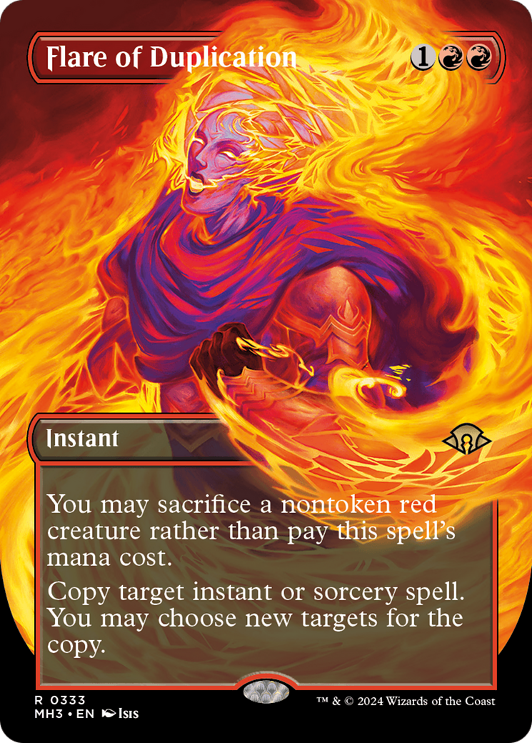 Flare of Duplication (Borderless) (MH3-333) - Modern Horizons 3