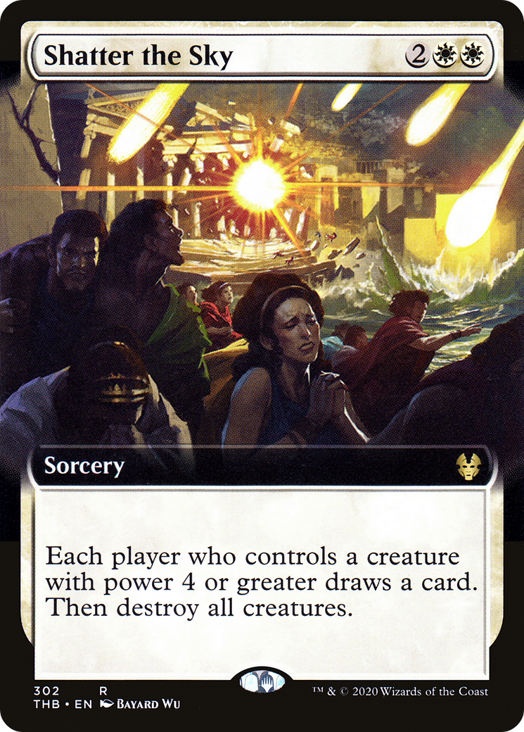 Shatter the Sky (Extended Art) (THB-302) - Theros Beyond Death: (Extended Art) Foil