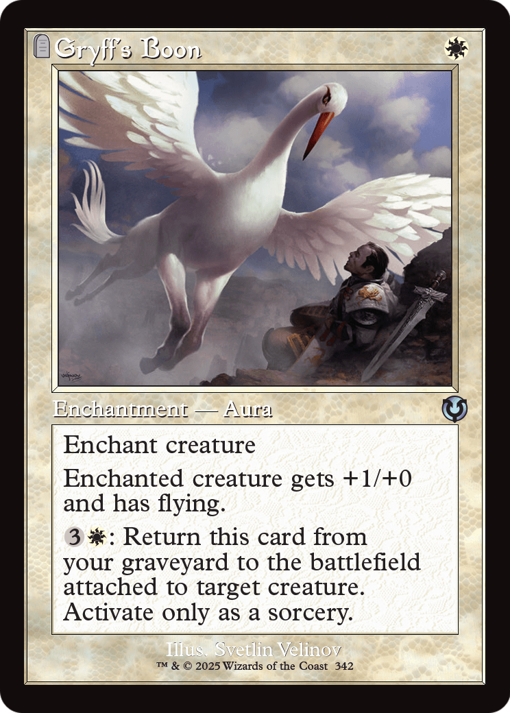 Gryff's Boon (Retro Frame) (INR-342) - Innistrad Remastered Foil