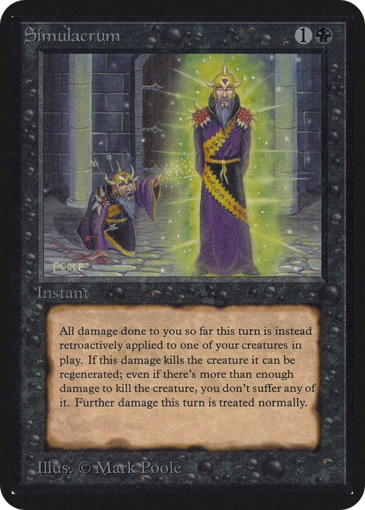 Simulacrum (LEA-) - Limited Edition Alpha