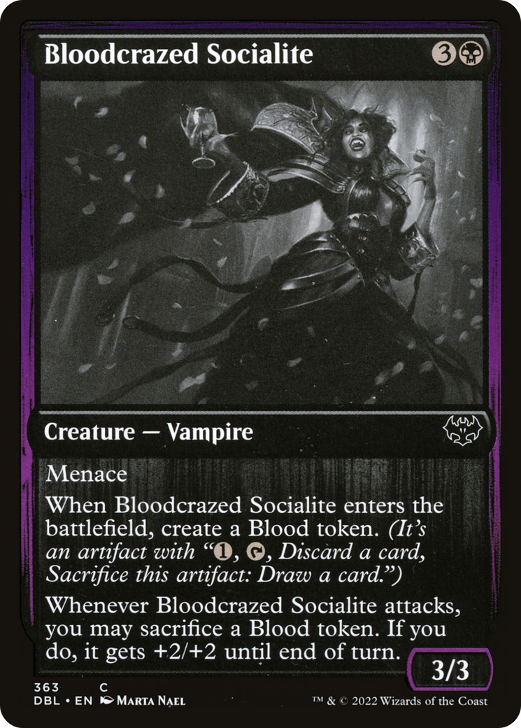 Bloodcrazed Socialite (DBL-363) - Innistrad: Double Feature Foil