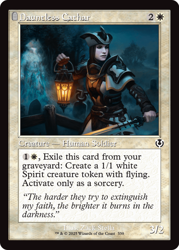 Dauntless Cathar (Retro Frame) (INR-339) - Innistrad Remastered