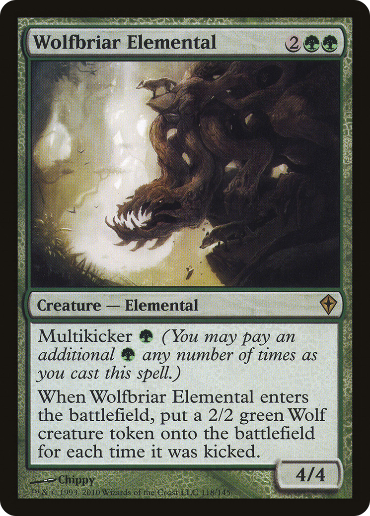 Wolfbriar Elemental (WWK-118) - Worldwake Foil