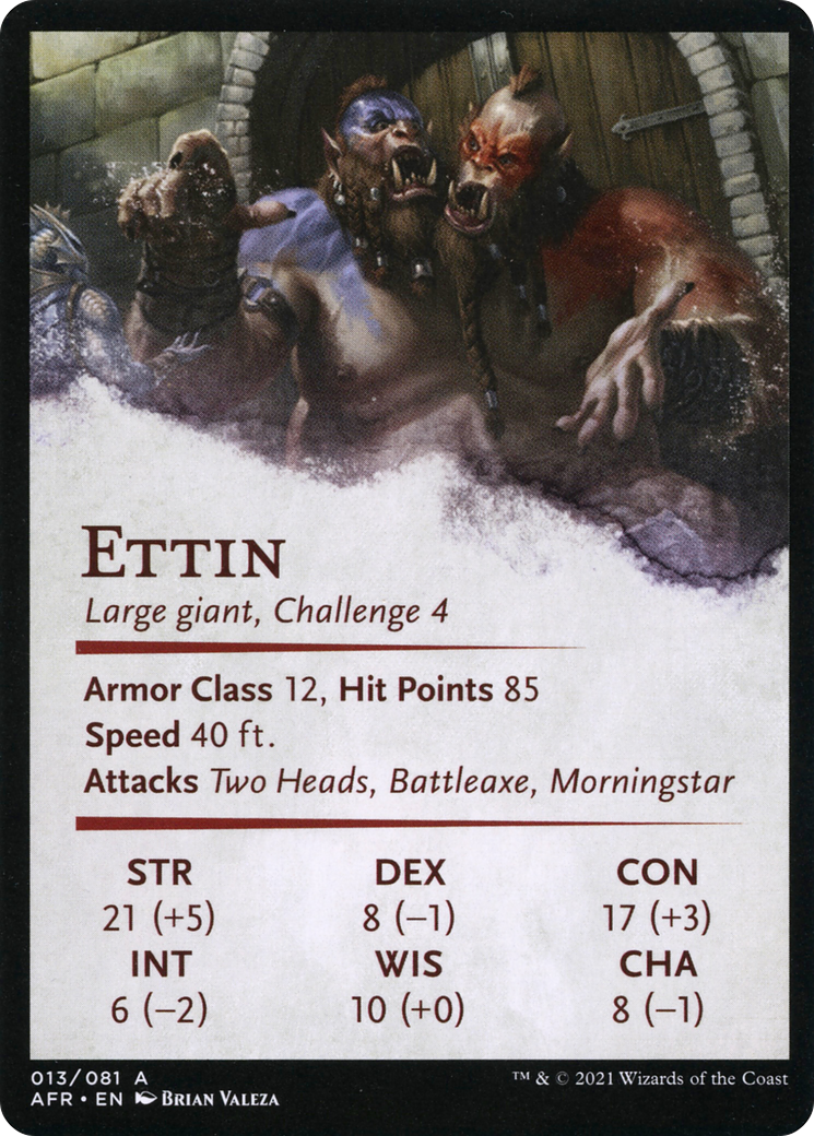 Power of Persuasion // Ettin (AAFR-013) - Adventures in the Forgotten Realms Art Series (Borderless)
